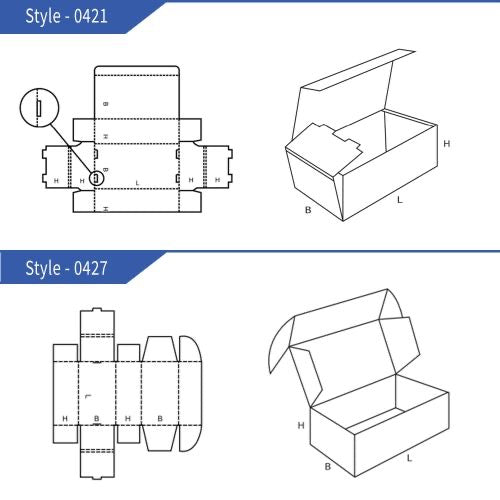 Brown Postal Boxes – Flat-Packed (50 Pack)